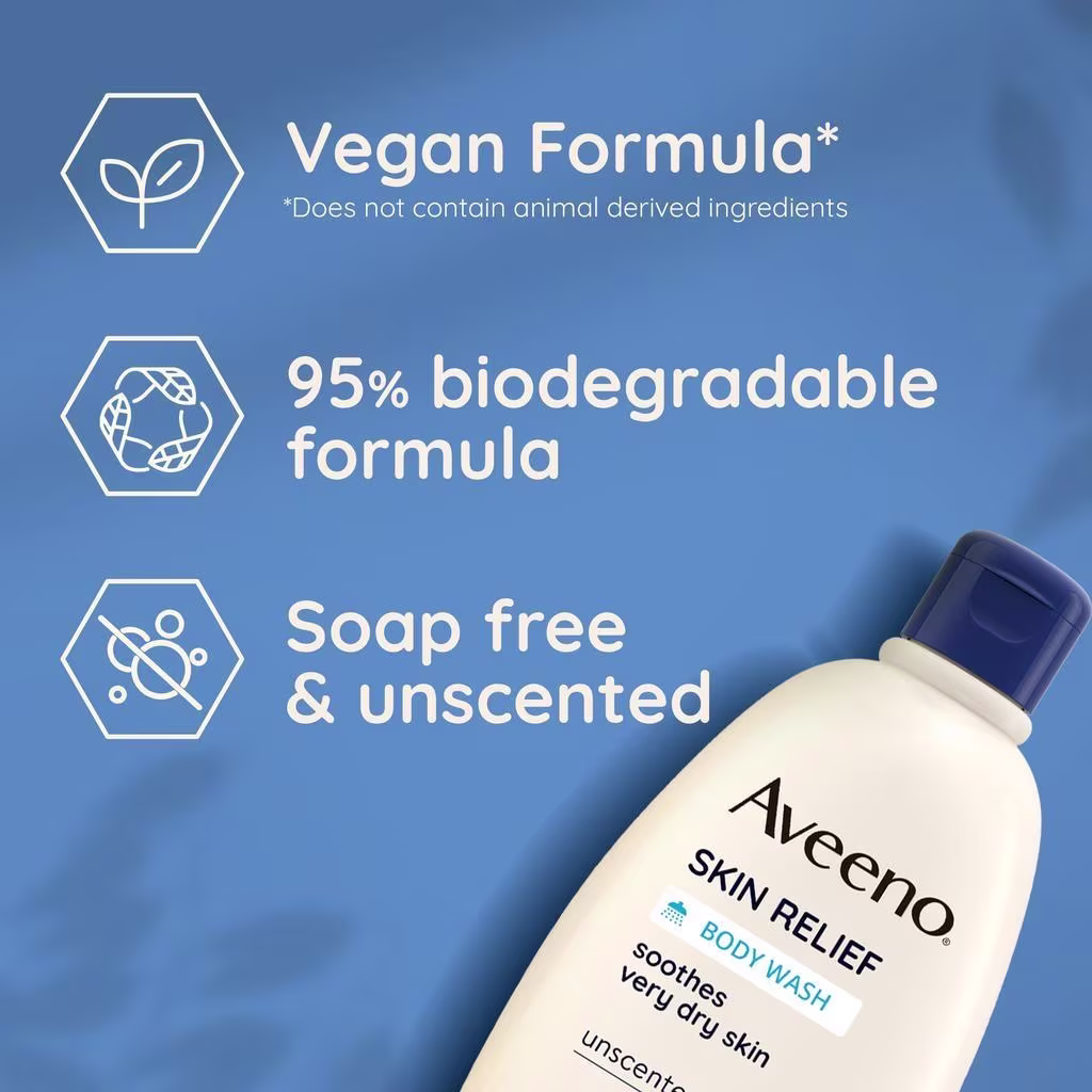 AVEENO® Skin Relief Moisturising Body Wash - Image 6 - Aveeno - en-IE