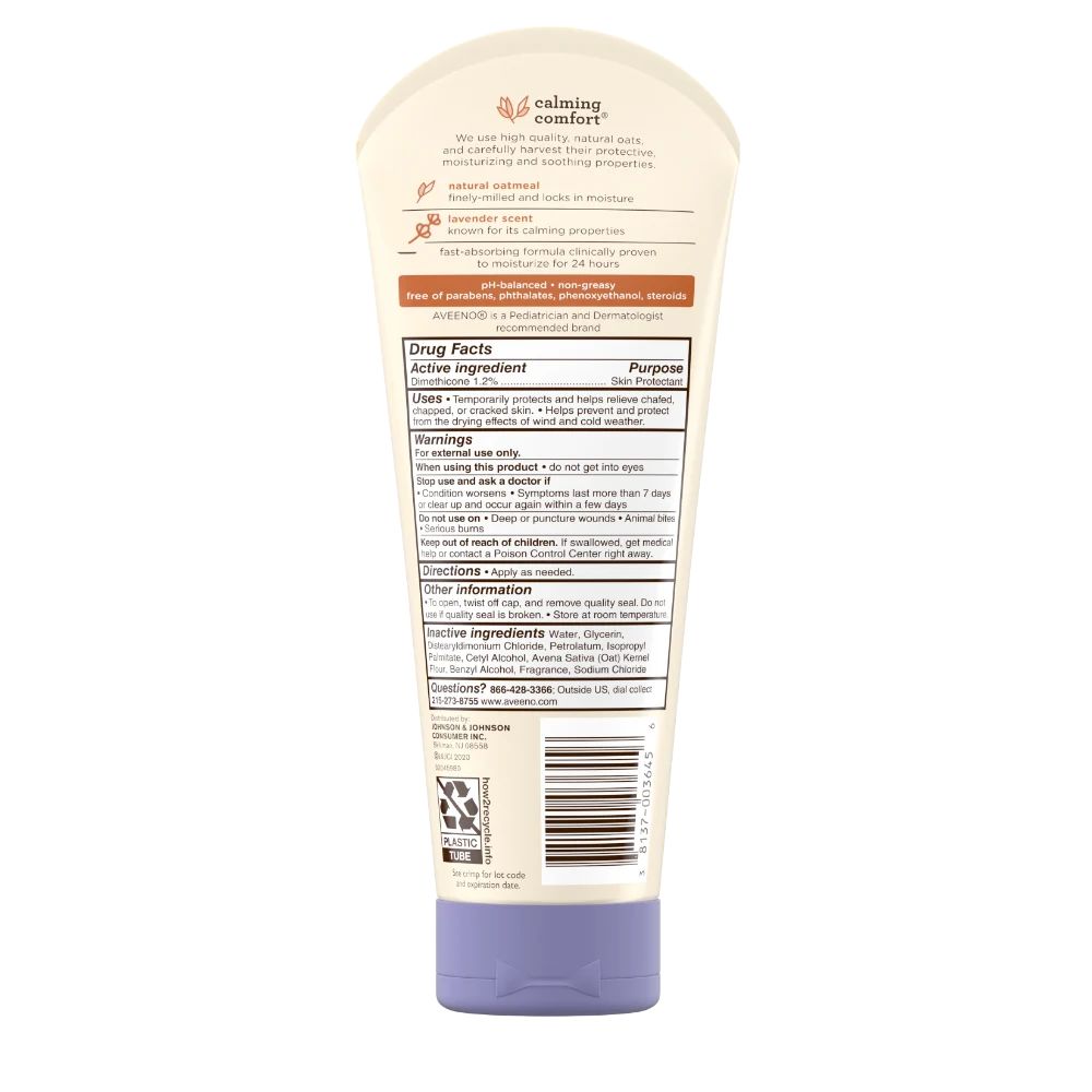 Back Pack shot of Baby Calming Comfort® Lotion 8oz