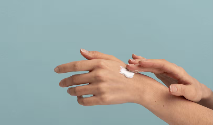aveeno balm on arm