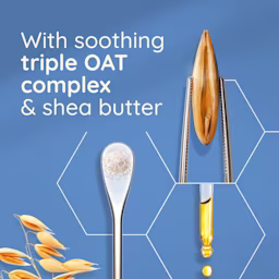 with soothing triple oat complex & shea butter