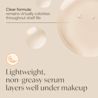 Aveeno® Vitamin C Serum lightweight, non-greasy serum layers well under makeup