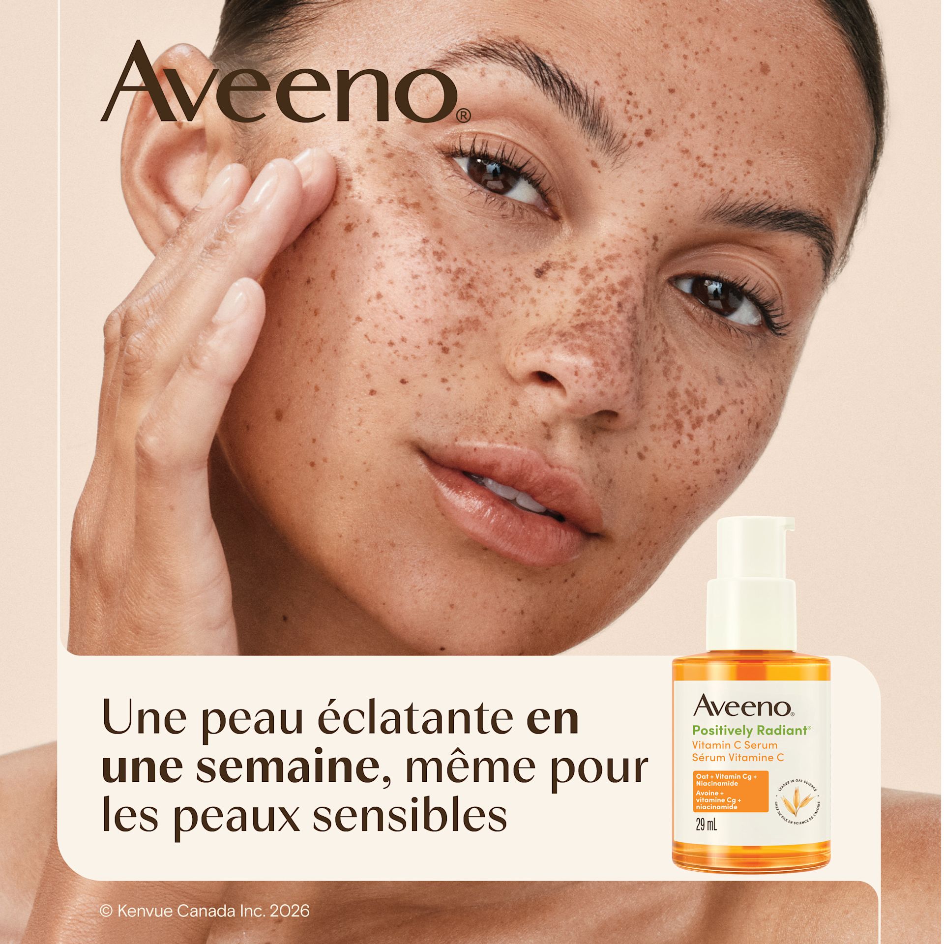 AVEENO® Positively Radiant® Vitamin C Serum Fr image 2