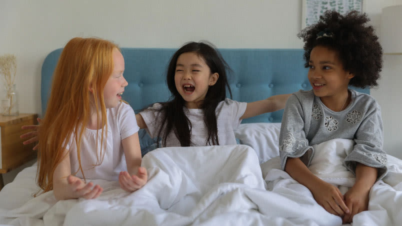 Three Kids Playing