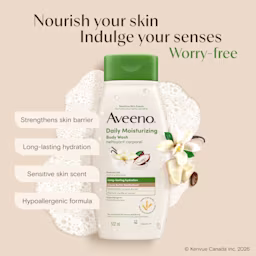 AVEENO Daily Moisturizing™ Body Wash Cocoa Butter Vanilla Scent