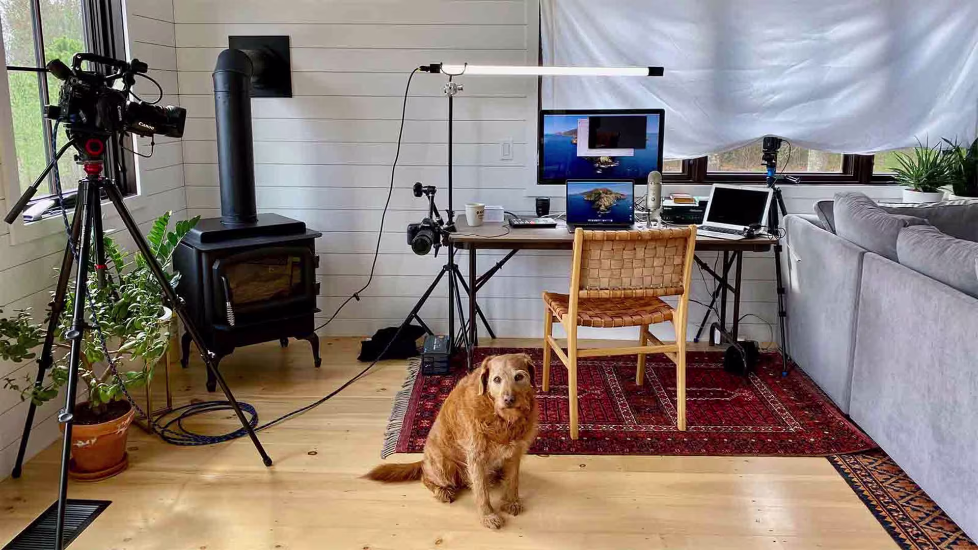 Lenny at CRL's home studio