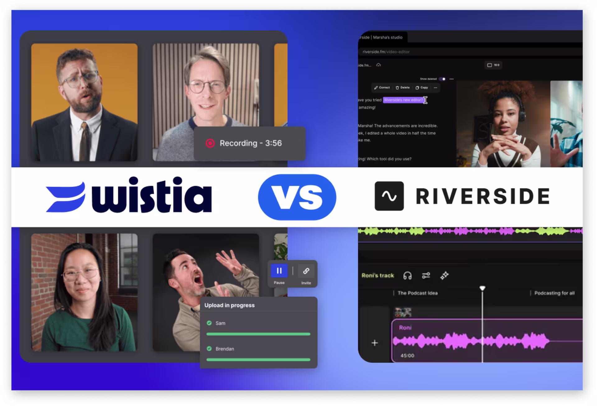 Wistia vs Riverside