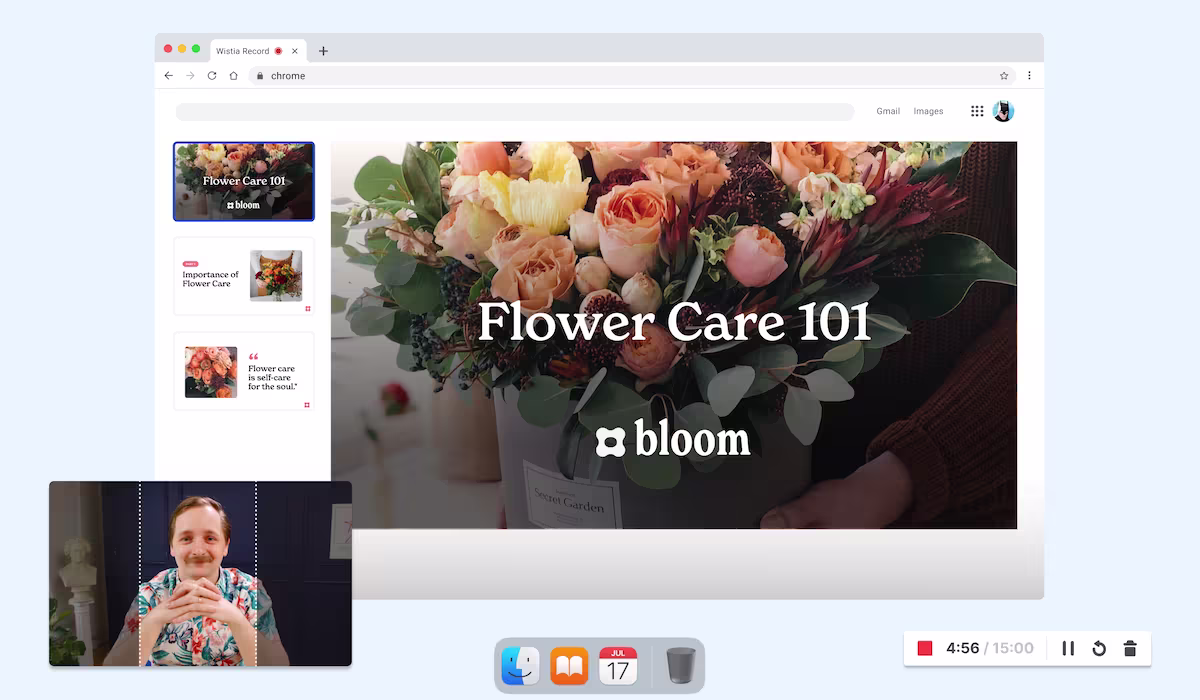 wistia video recording screen and webcam recorder 1