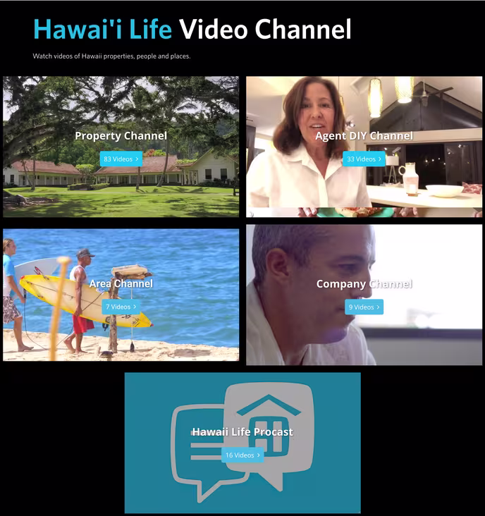 Hawaii Life video channel with podcast
