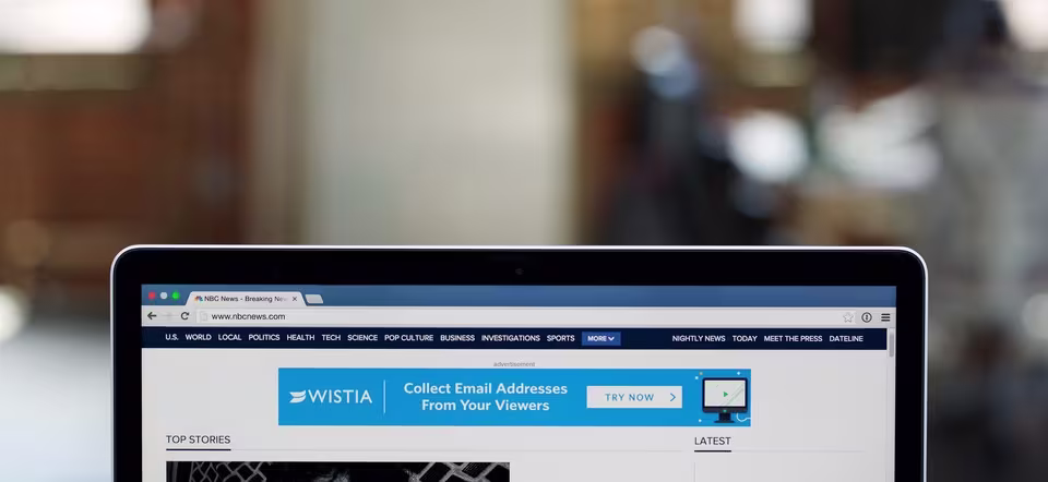 Wistia banner ad turnstile
