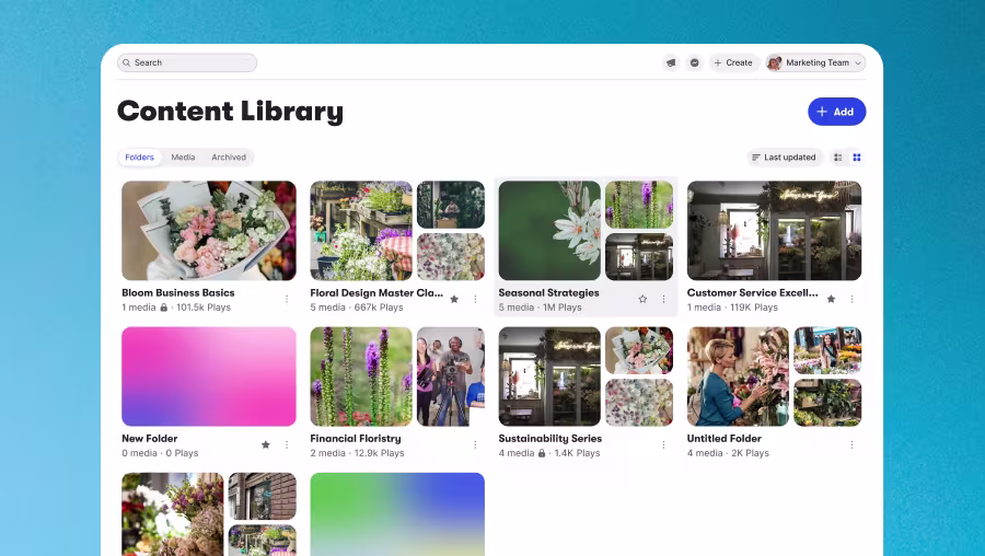 Image 2 - Content Library + Folders