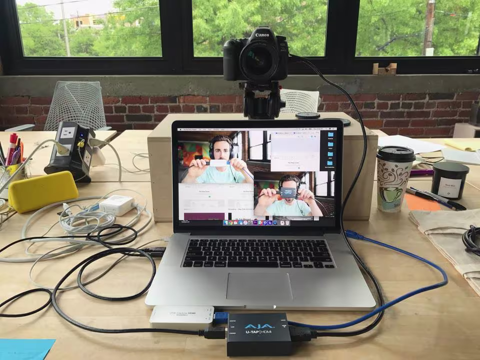 Testing out the AJA U-TAP against the Magewell converter.