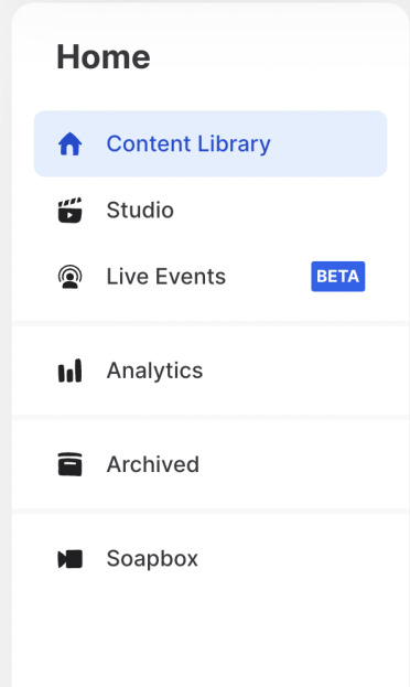 Where is the AUDIO LIBRARY in  STUDIO BETA? 