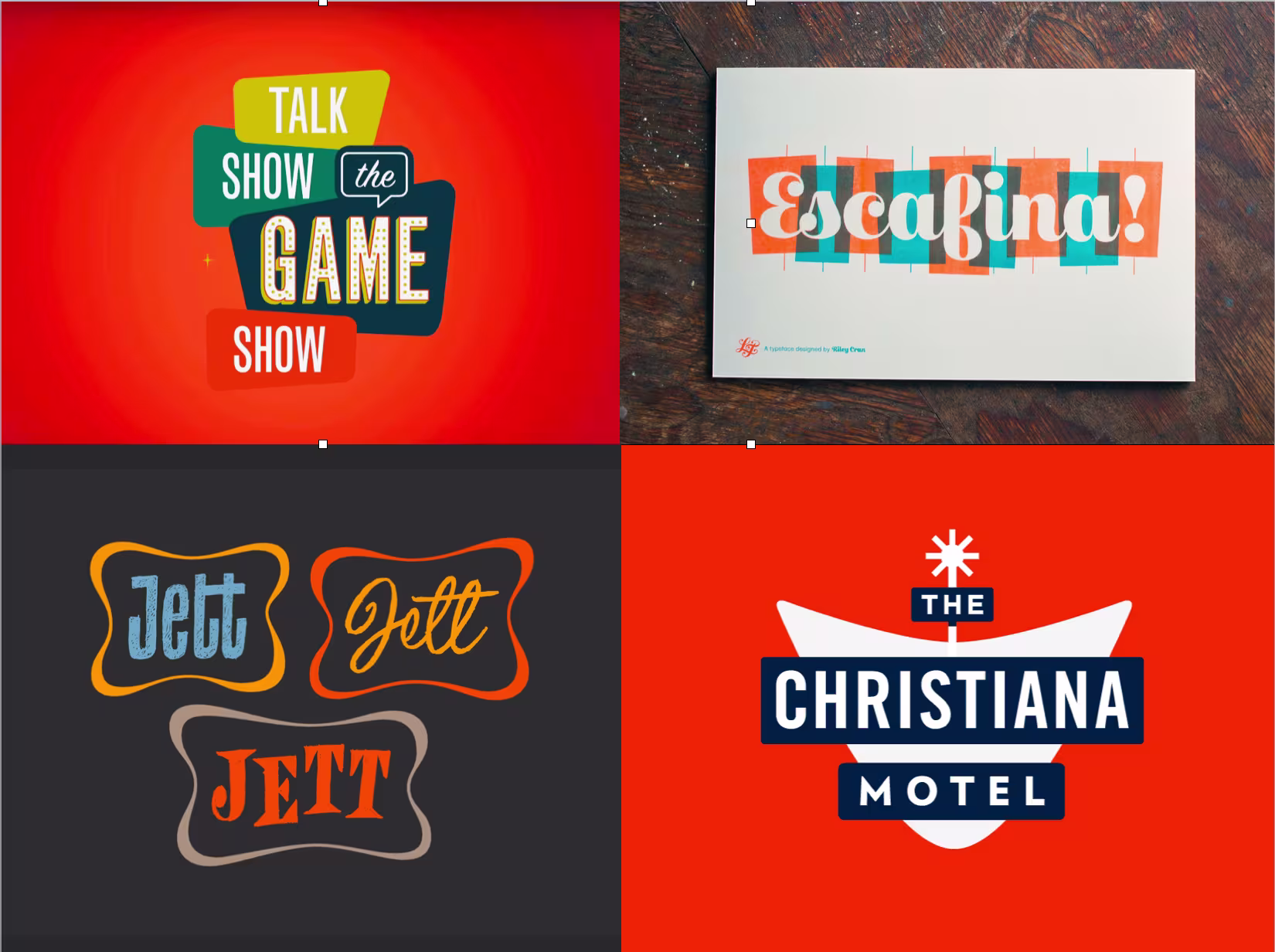 Mood Board Retro Deck Titles