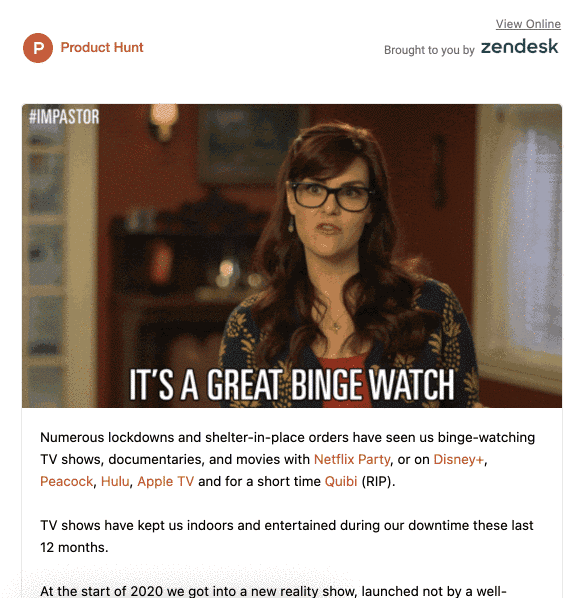 Onboarding Joei Product Hunt Gif