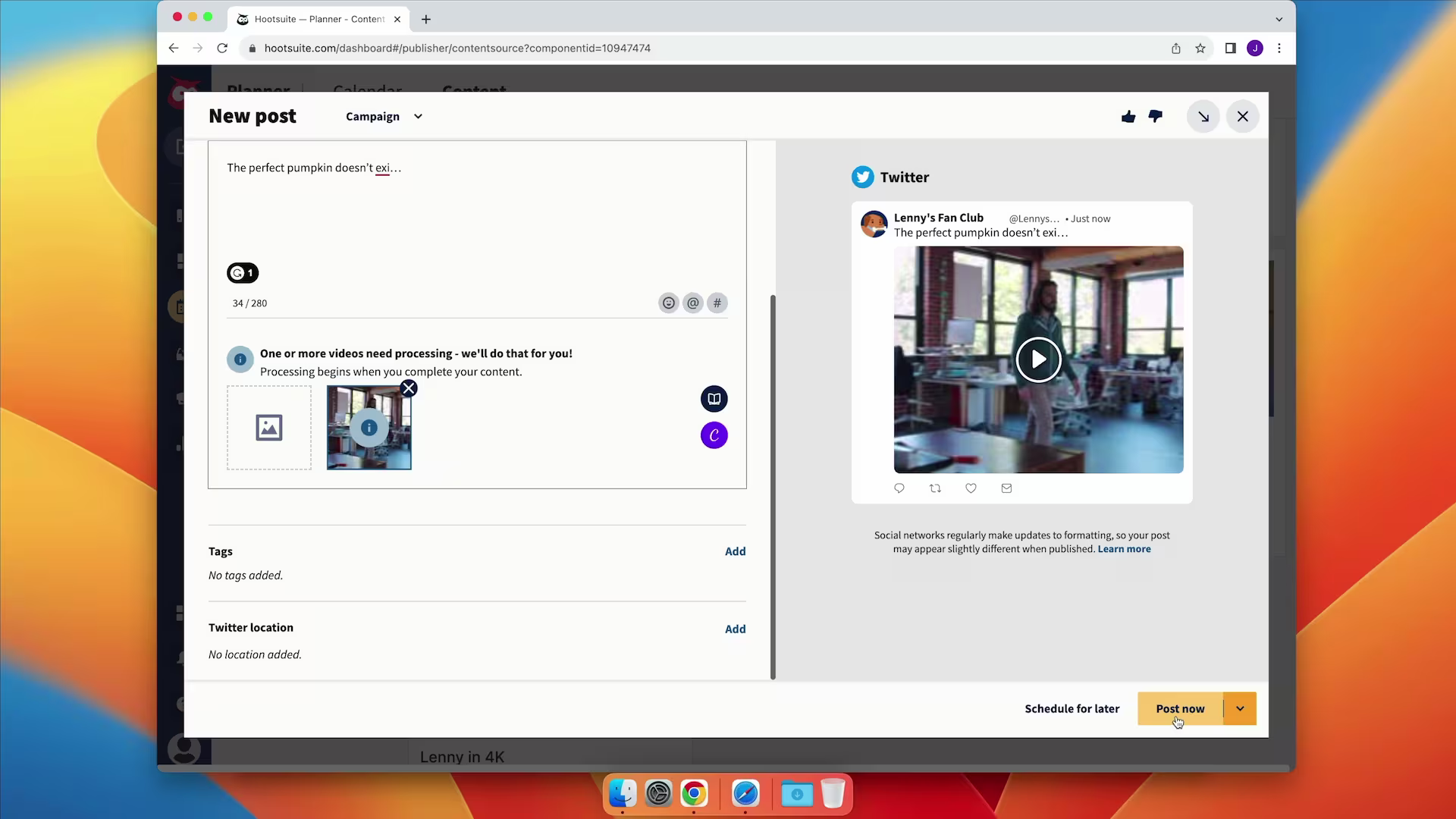 Wistia Hootsuite Integration All Content View Videos New Post