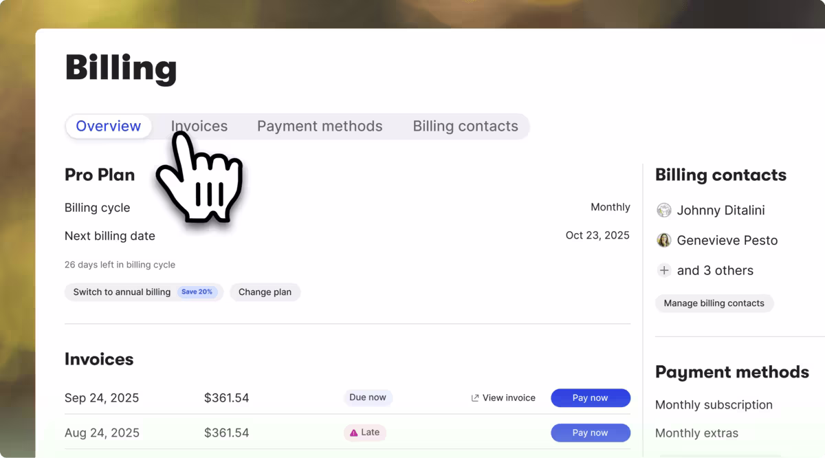 Blog Billing