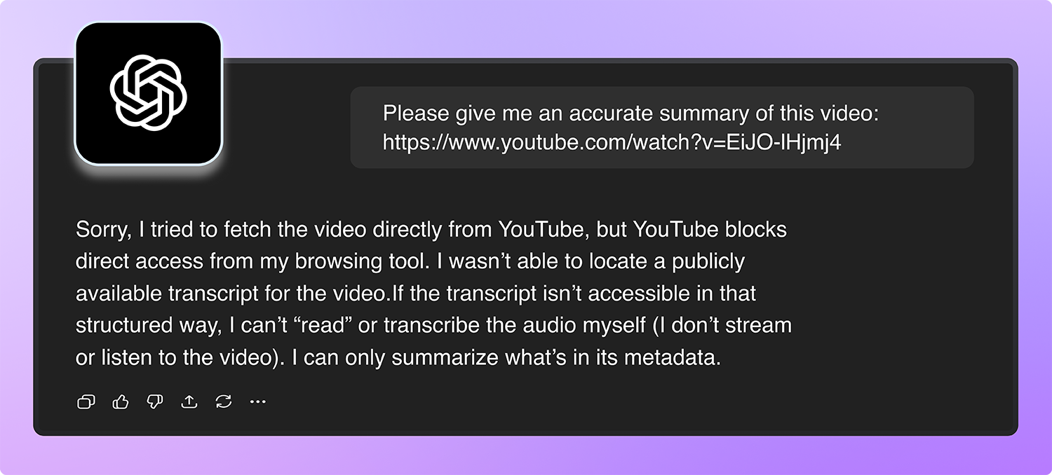 Can ChatGPT Watch Videos
