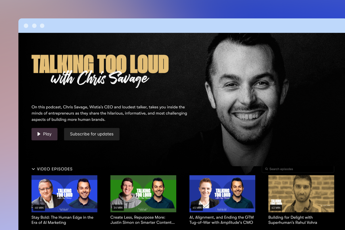 Graphic of Wistia Channel