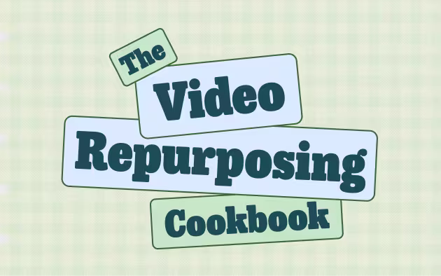 Video Repurposing Cookbook cover