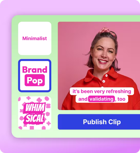 Social clips and repurposing from webinars