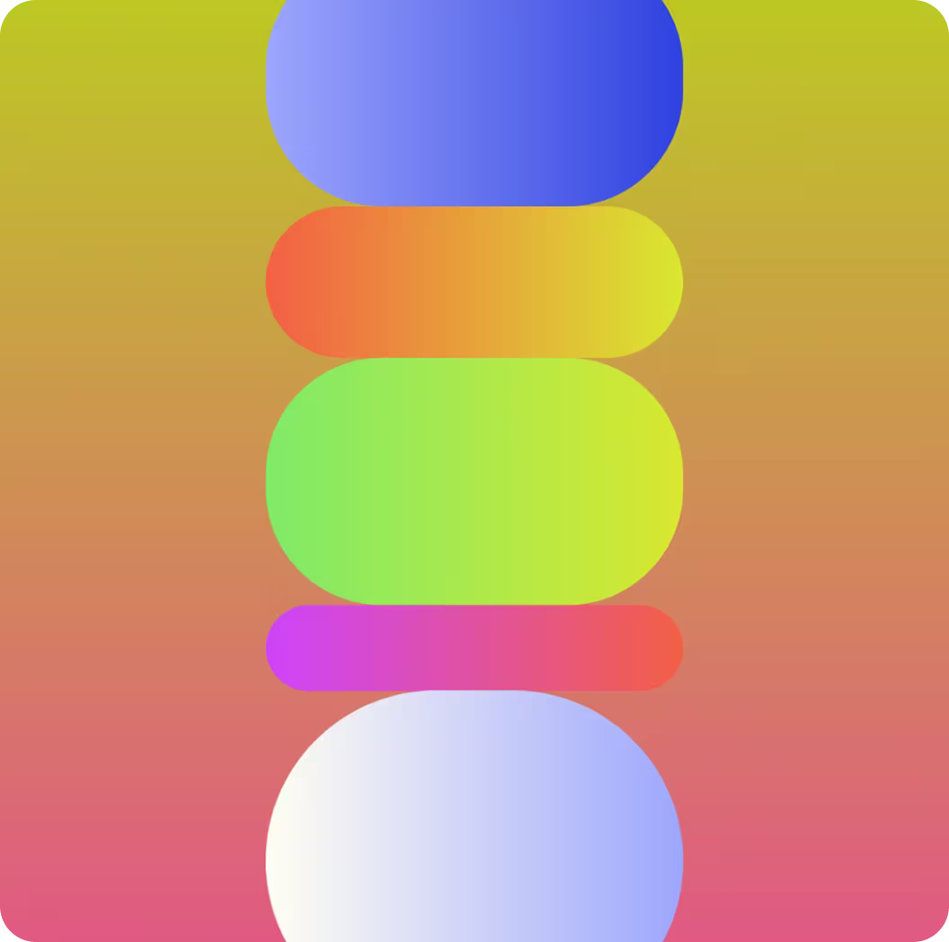 Abstract colorful shapes representing diversity