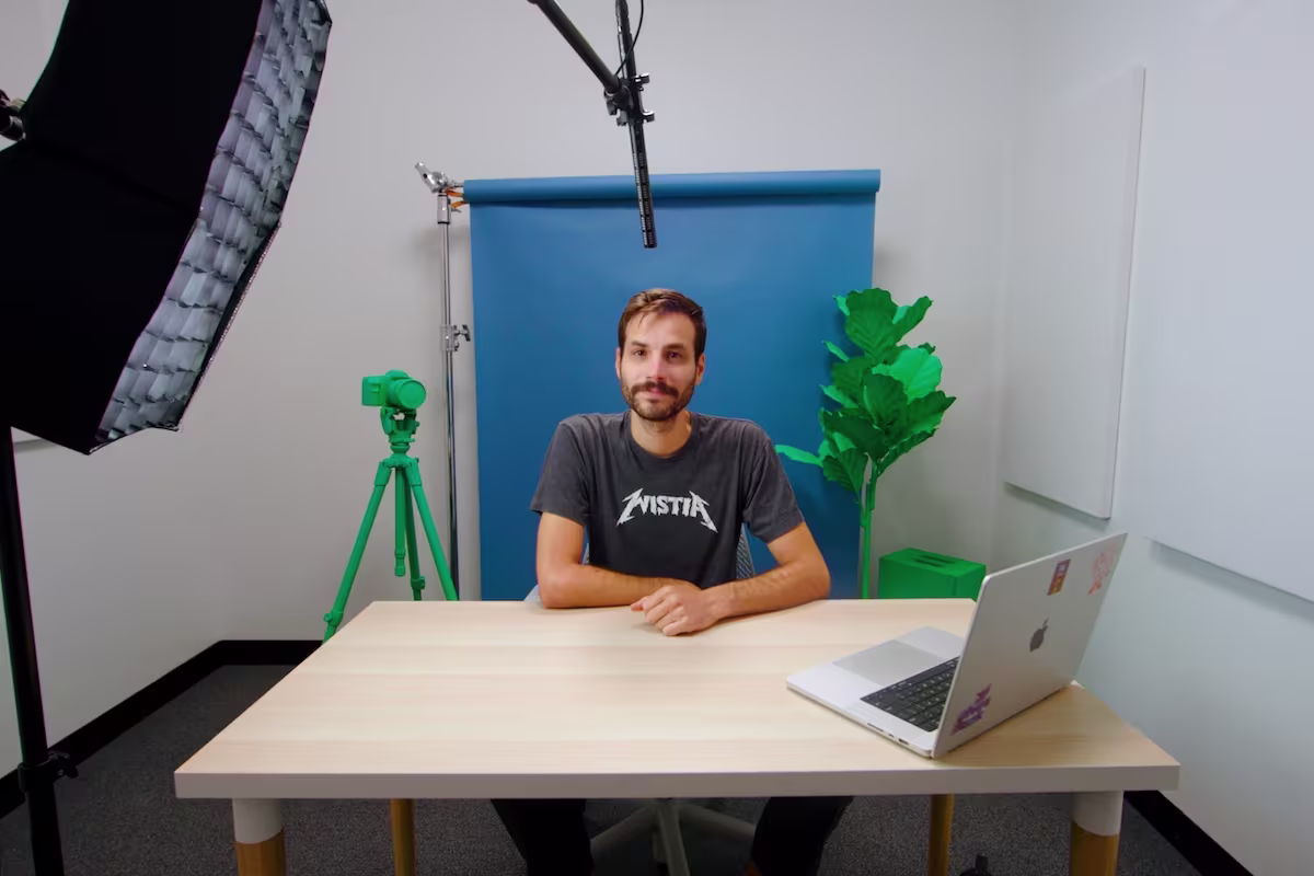 The Wistia Mini Video Studio for Self-Serve Recordings