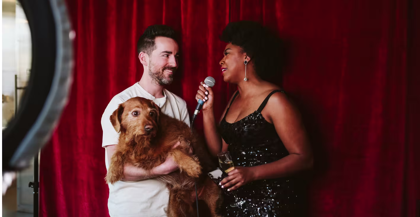 crl and lenny being interviewed