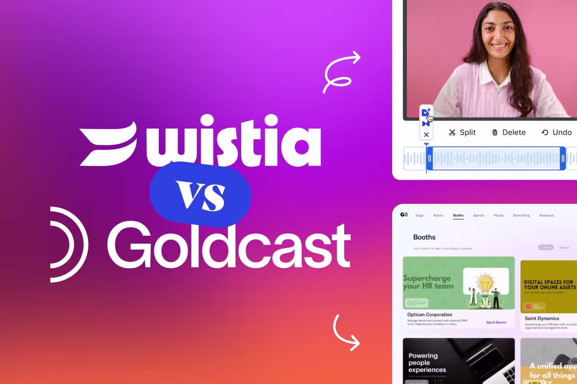Wistia vs Goldcast webinar platform comparison
