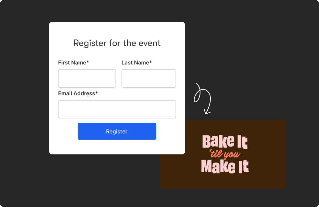Register for a live event