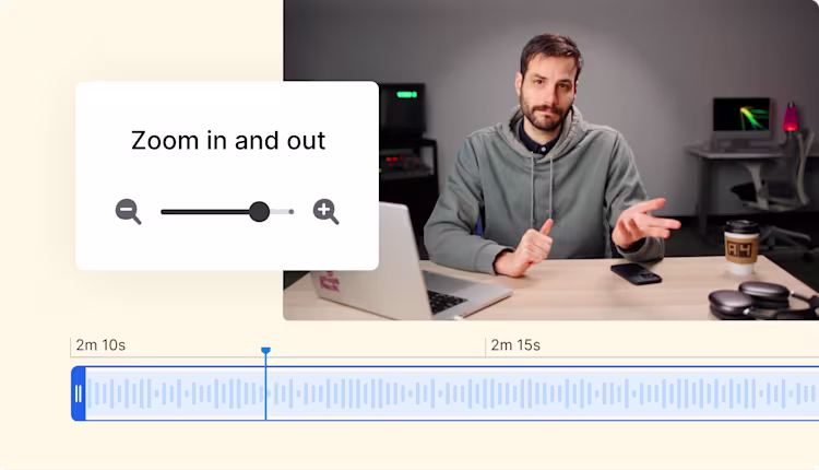 Zoom in to edit your video
