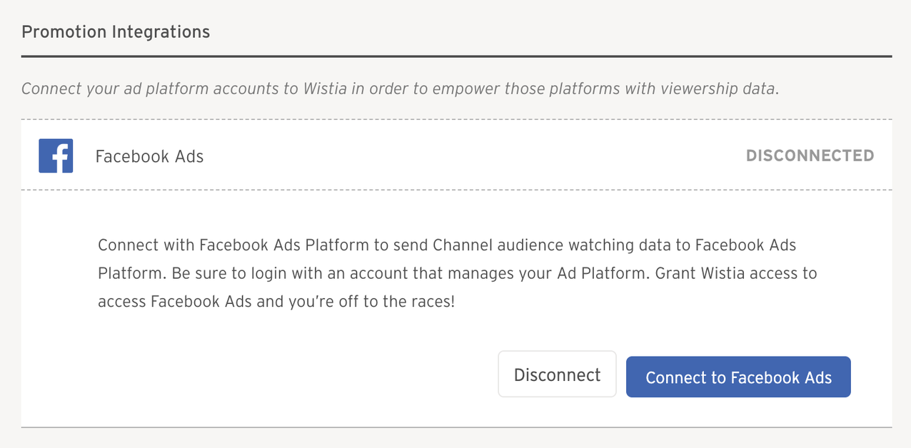 1. Connect to Facebook Ads