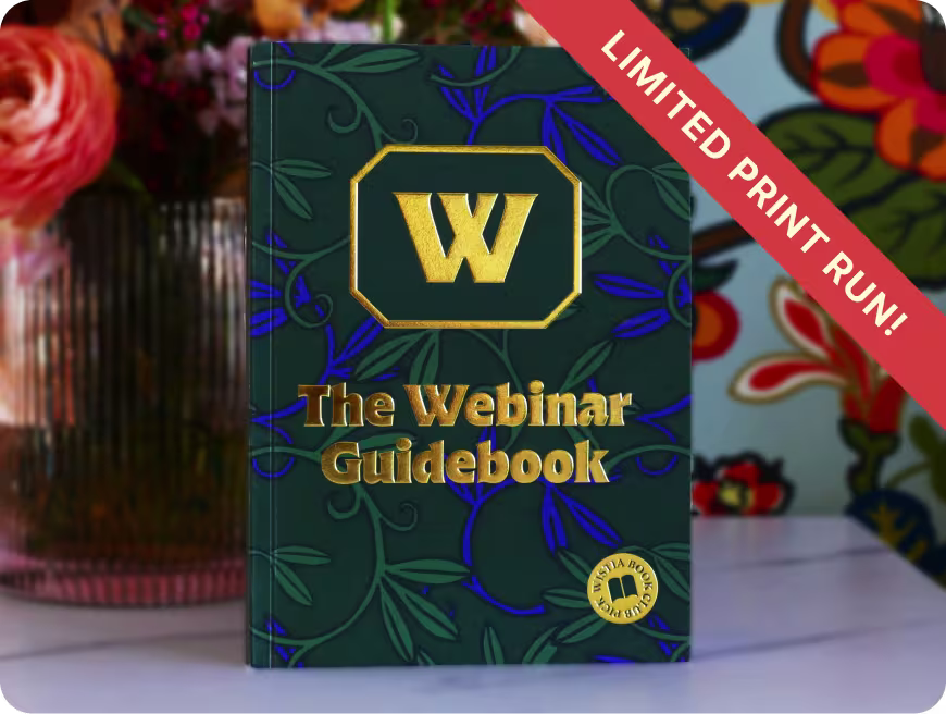 Wistia's Webinar Guidebook