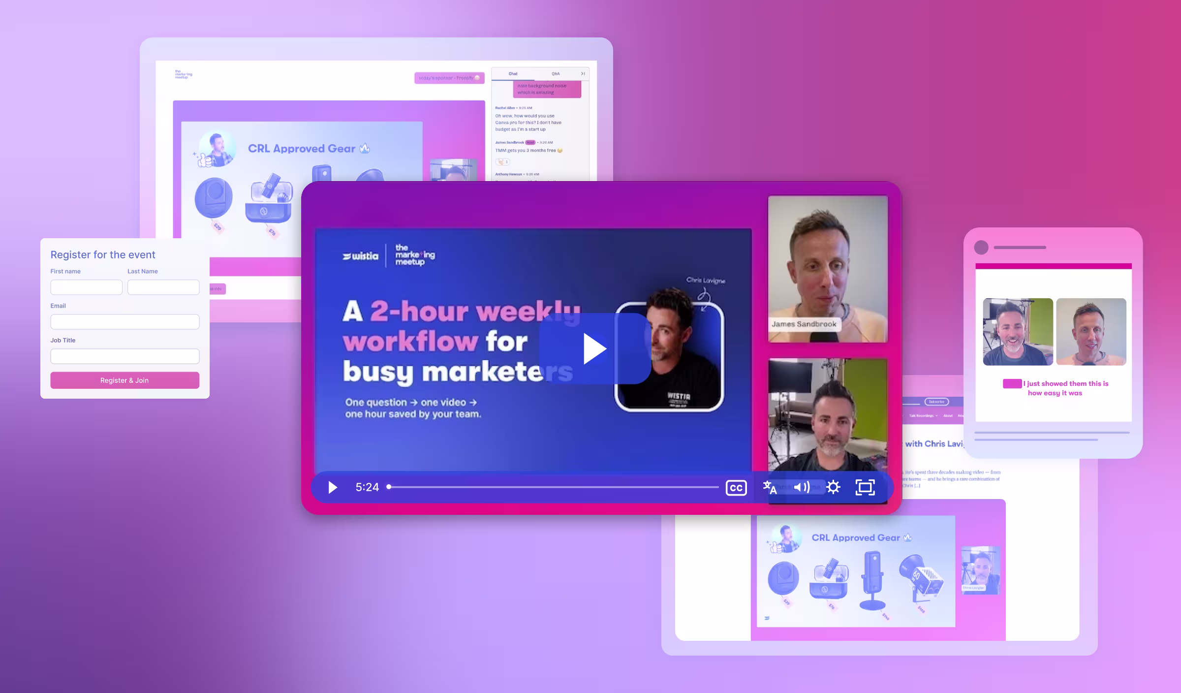 Wistia is an all-in-one video platform