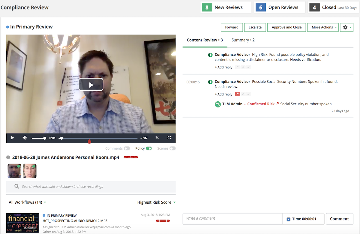 AI Assisted Workflow with Compliance Advisor