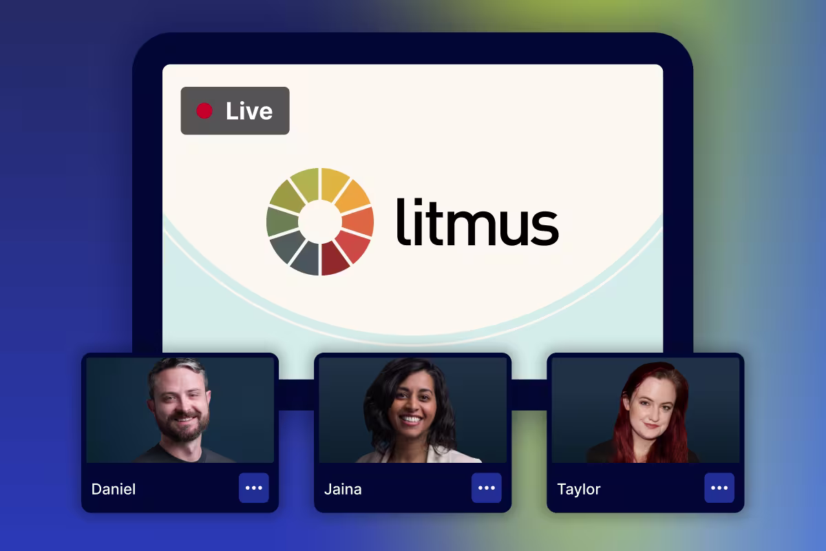 Litmus Live with Daniel, Jaina, and Taylor