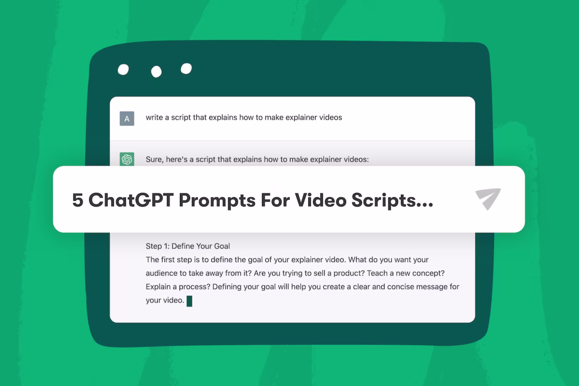 5 ChatGPT Prompts for Video Scripts