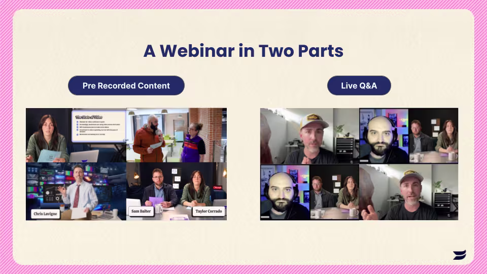 A Webinar in Two Parts