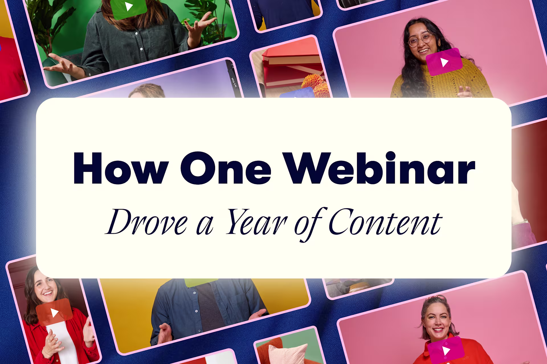 How One Webinar Drove a Year of Content