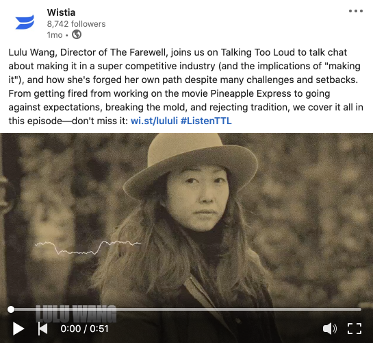 LinkedIn Post Example Talking Too Loud