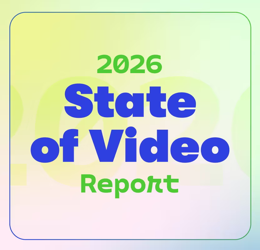Cover graphic for Wistia's 2026 State of Video Report featuring the words '2026 State of Video Report.'