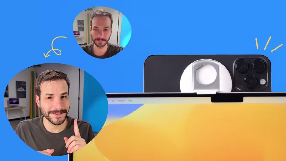 How to use Your iPhone as Webcam with Continuity Camera