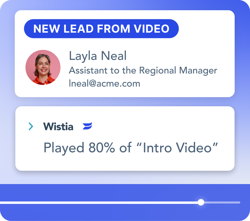 New lead notification from a MAP integration