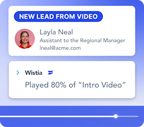 New lead notification from a MAP integration