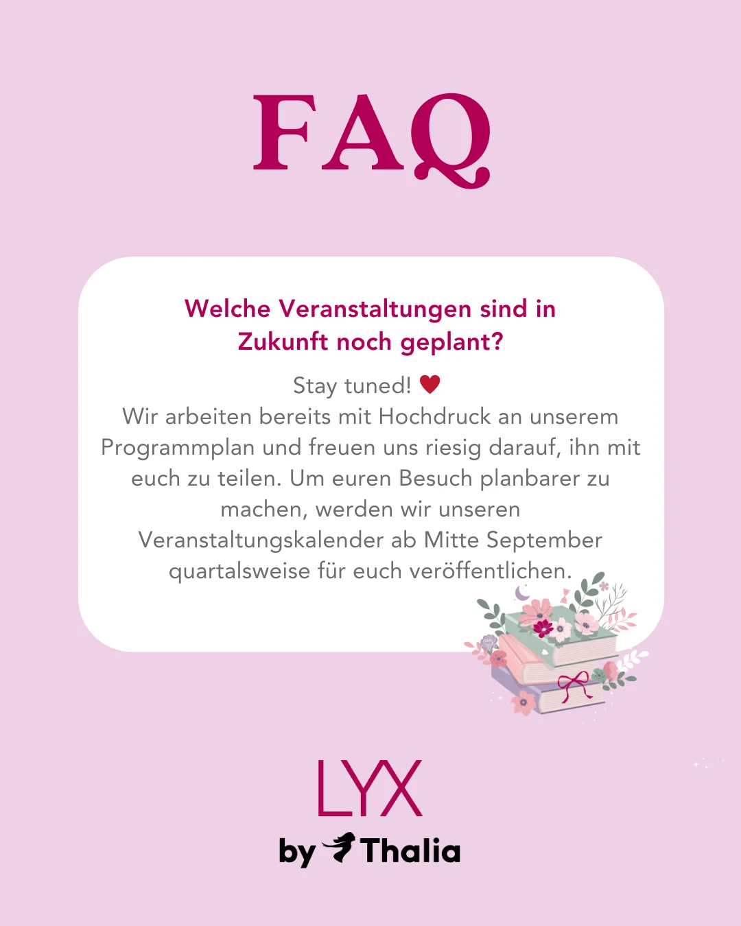 LYX Thalia Store FAQ 7