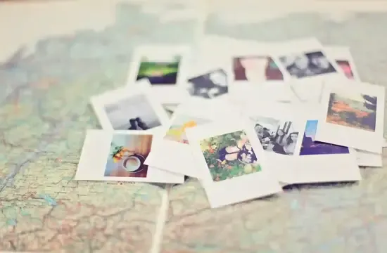 photos on a map