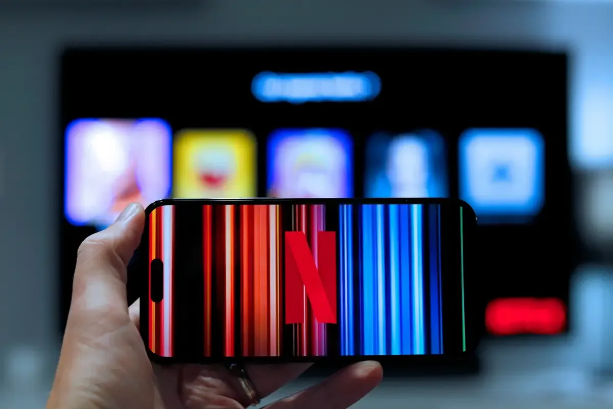 Netflix icon on a smartphone