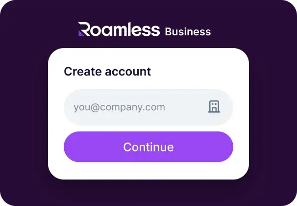 Create your account