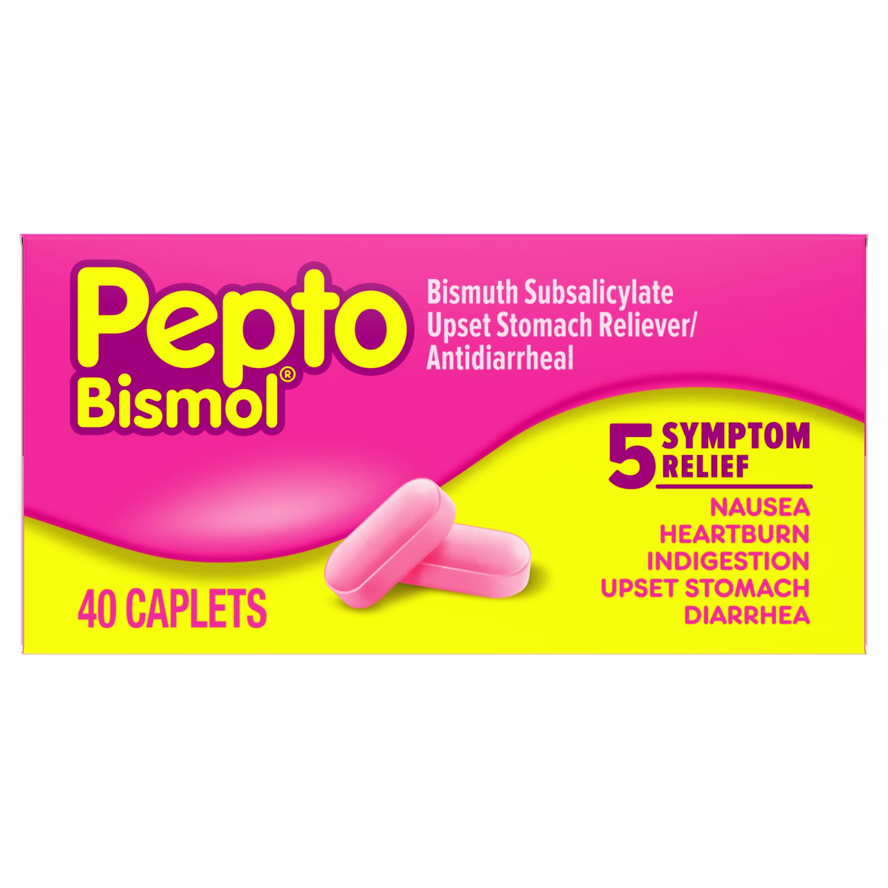 pepto bismol antidiarrheal capsules