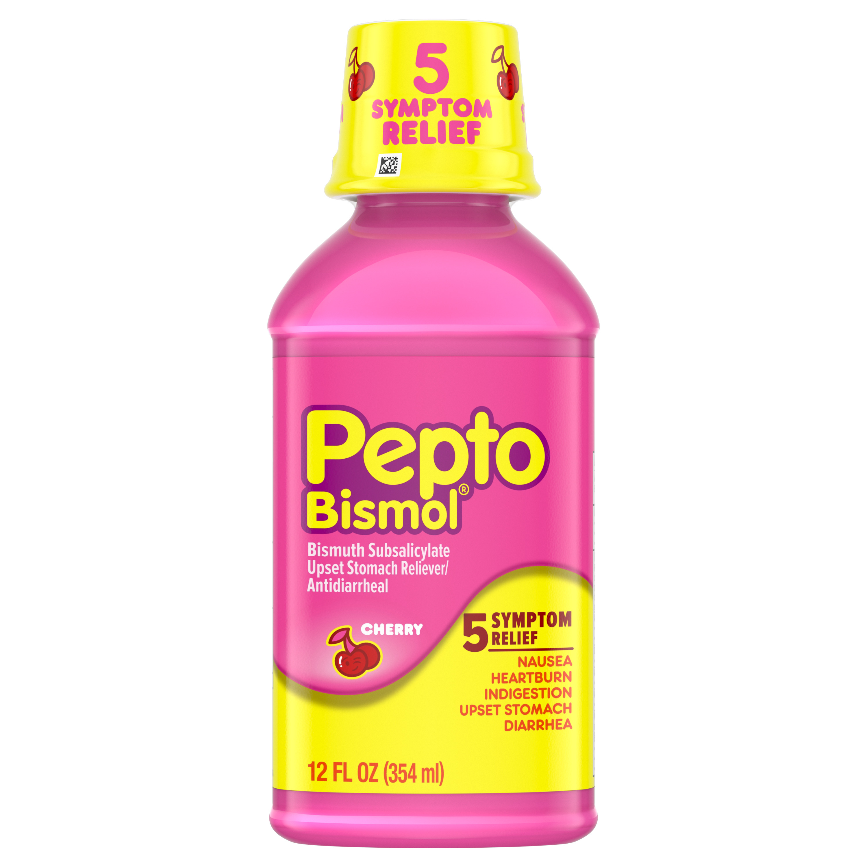 Pepto Original Liquid Cherry Flavor Upset Stomach Relief | Pepto