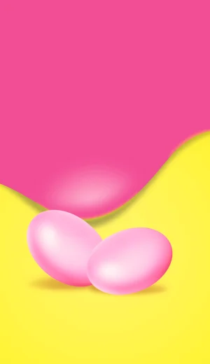 2 pink colour chews.